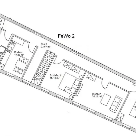 Apartment-Haus Gundelfinger شقة *